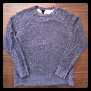 Men’s H&M Sweatshirt size Medium Blue Distressed